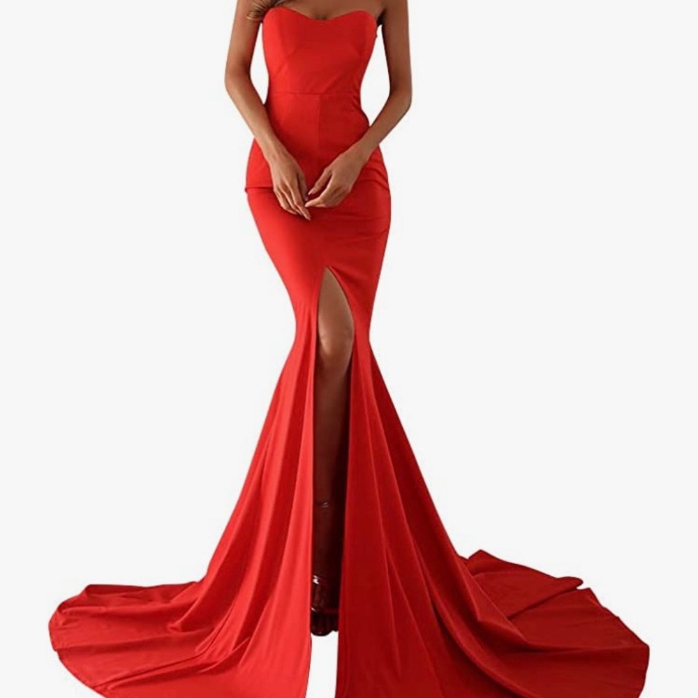 Miss Ord - long formal red dress